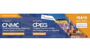 Gériatrie : deux congrès les 18 et 19 mai 2022