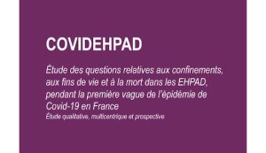 Première vague de Covid dans les EHPAD : l’étude COVIDEHPAD