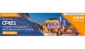 Gériatrie : trois congrès les 29 et 30 mars 2023