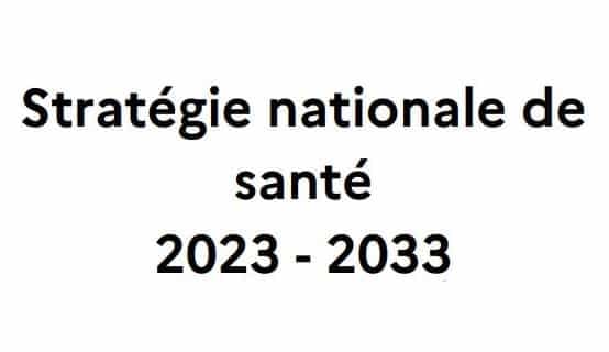 Stratégie nationale de santé 2023-2033