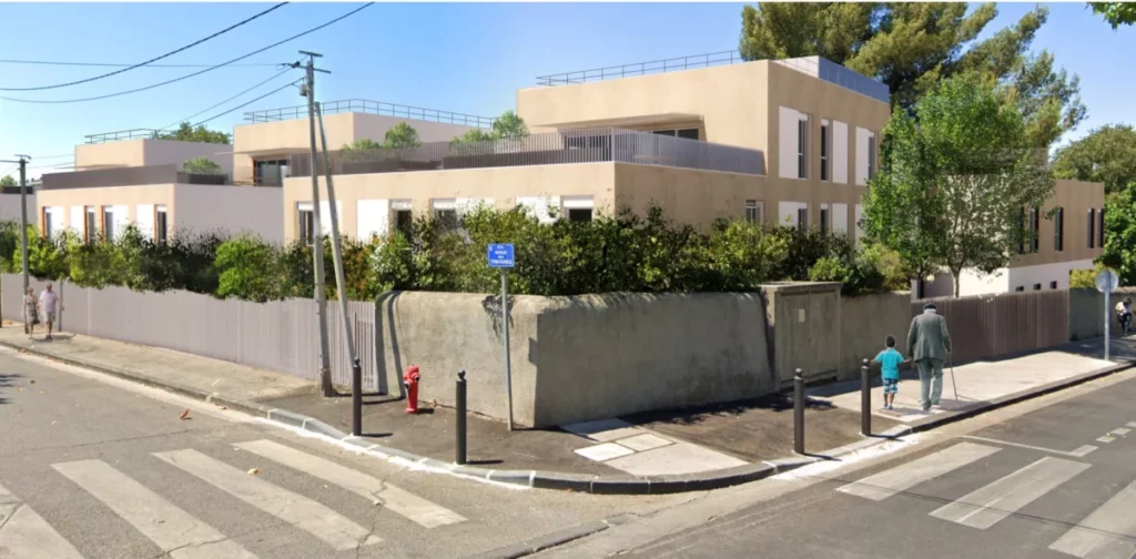 Visuel d’architecte de la future résidence Regain à Marseille