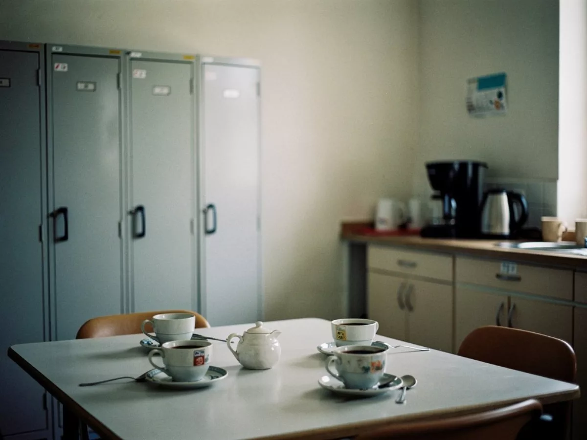Salle de pause du personnel d'un établissement